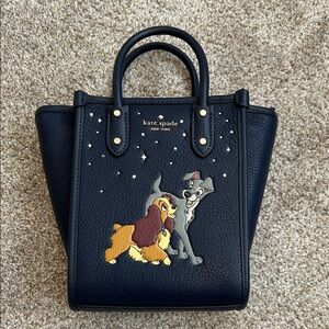 Kate Spade Navy Satchel with Lady and the Tramp Design